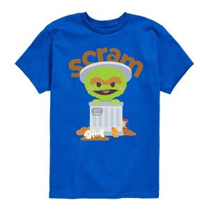 Boys' - Sesame Street - Kawaii Oscar Short Sleeve Graphic T-Shirt - 1 of 4