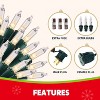 Joyfy 300(3x100) Counts 67.5FT Christmas String Lights Outdoor, Christmas Tree Lights with Green Wire for Holiday Event Wedding Party Decorations - 4 of 4