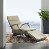 Modway Envisage Chaise Outdoor Patio Wicker Rattan Lounge Chair Light Gray Beige - 4 of 4