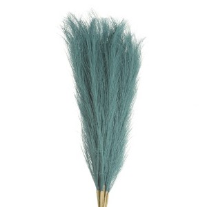 Unique Bargains Party Wall Vase Wedding Decor Tall Fluffy Faux Pampas Grass Light Blue 18 Pcs - 1 of 4