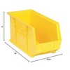 Quantum Storage Systems Bin, Stacking Or Hanging, 8-1/4"W X 18"D X 9"H - 2 of 2