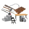 10 Piece HARDCORE Accessory Set for WWE & AEW Wrestling Action Figures - 2 of 3
