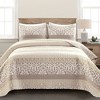 Lush Décor 3pc Boho Stripe Reversible Oversized Quilt Set - 2 of 4