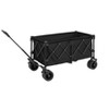 Grungis Heavy Duty Foldable Wagon Cart,Shopping Cart with Big All-Terrain Beach Wheels & Drink Holders,Utility Cart for Camping,Shopping - 2 of 4