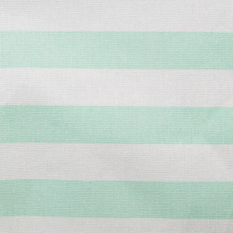 Design Imports Set of 2 Rectangle L 10.5 x 17.5 x 10 Pe Coated Cotton Poly Laundry Bins Stripe Aqua, 4 of 9