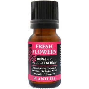 Plantlife Fresh Flowers Essential Oil Blend – 100% Pure, Therapeutic Grade – No Additives or Fillers – Made in California – 10ml - 1 of 4