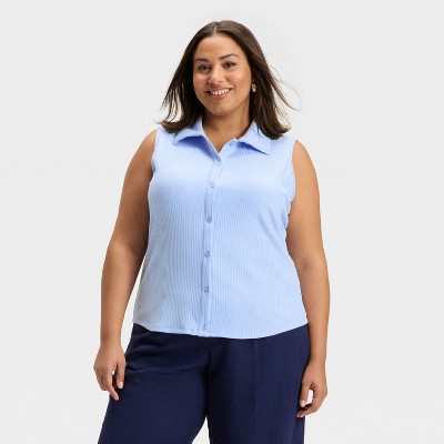 Women's Ribbed Tank Top - A New Day™