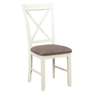 Set of 2 Emma Side Chair White - Powell Company
