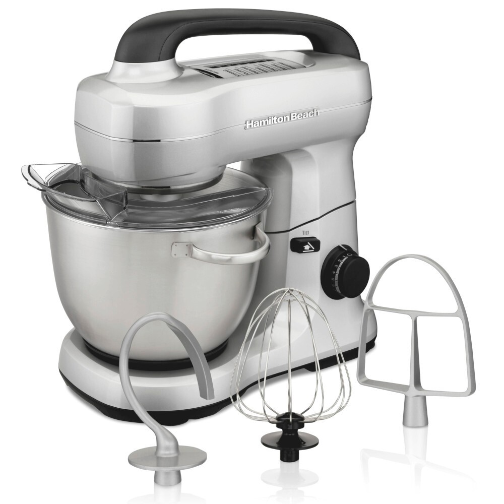 UPC 040094633920 product image for Hamilton Beach 7 Speed Stand Mixer - Silver - 63392: 300W Metal Kitchen Mixer, D | upcitemdb.com