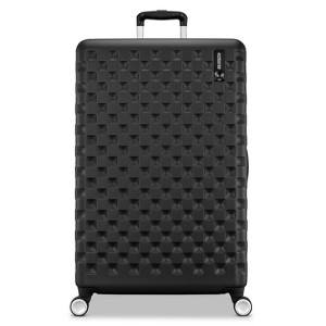 American Tourister Checked Hardside Spinner Suitcase - Black : Target