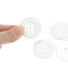 Unique Bargains Resin Snap Fastener Round Flat 4-Hole Sewing Buttons 10 Pcs - 4 of 4