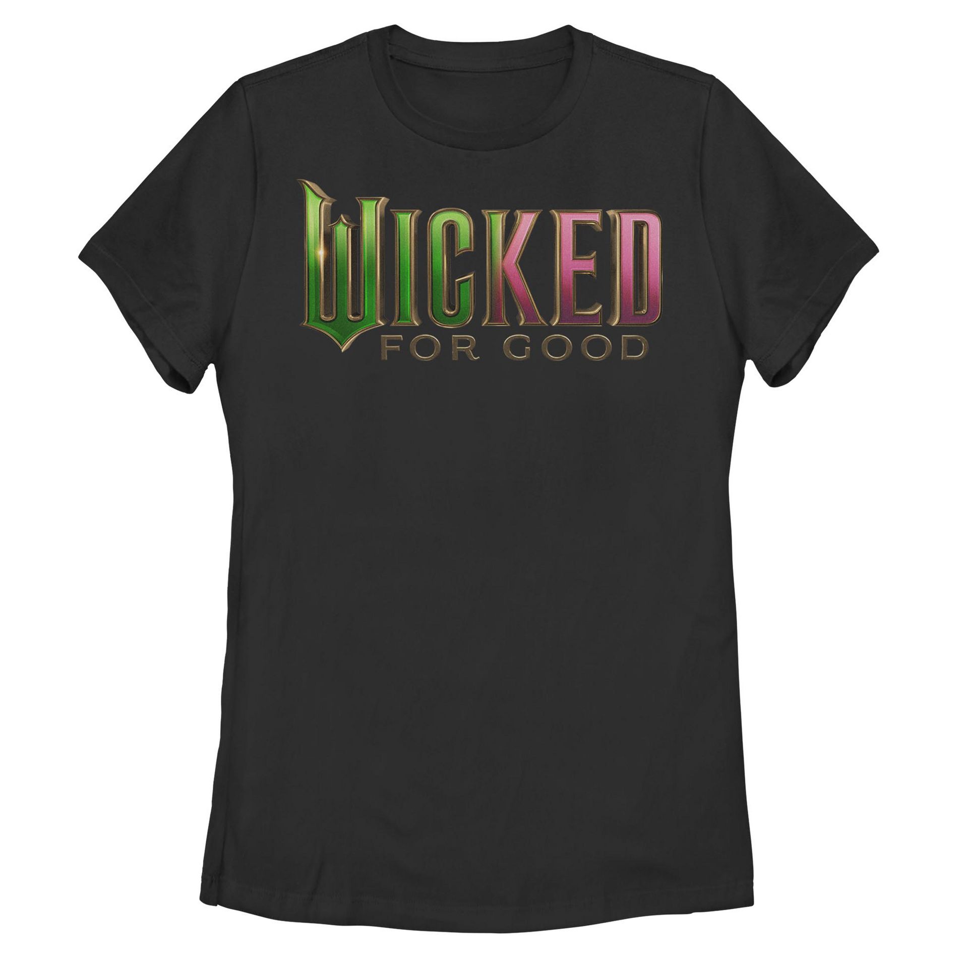 Womens Wicked: For Good Official Tonal Logo T Shirt