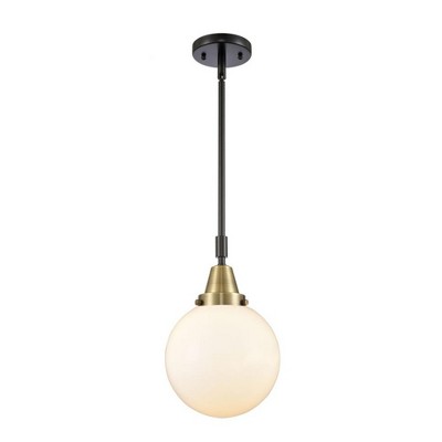 Beacon - 1 Light Stem Hung Mini Pendant In Industrial Style-12.63 Inches Tall and 8 Inches Wide