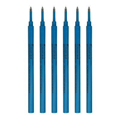 Monteverde Rollerball Pen Refill Fine Point Blue Ink 6 Pack (G223BU)