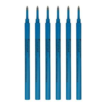Monteverde Rollerball Pen Refill Fine Point Blue Ink 6 Pack (G223BU)