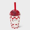 Women's Ice Drink Christmas Cozy Crew Socks - Red 4-10 - 4 of 4