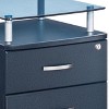 NicBex 2 Drawer Mobile File Cabinet with Metal Handle,Office Cabinet with Glass Top and Casters,Modern Cabinet,Filing Cabinets for Home Office - image 4 of 4