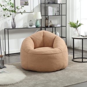 Racxily High Pressure Foam Sofa Chair, Soft Foam-Filled Sofa with FootrestSuper Fibre Material, Luxurious Comfort, Indoor Use (Living Room/Bedroom) - 1 of 4