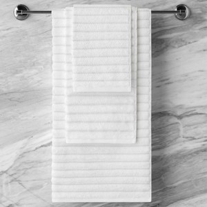 Togas Lynch White Towel - 1 of 4
