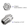 Unique Bargains Stainless Steel Corrosion Resistant Pressure Washer Nozzles 8 Pcs - 4 of 4