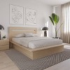 Nexera Queen Malibu Headboard Natural Blonde Oak - 4 of 4