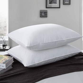 Peace Nest Gusseted Goose Down Feather Pillows Set of 2