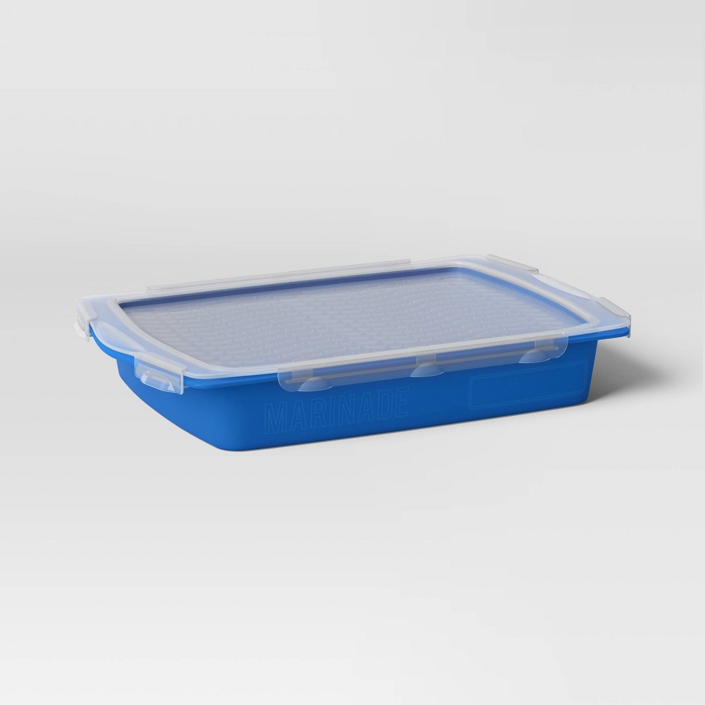 Flip & Flavor Marinade Tray Blue - Room Essentials