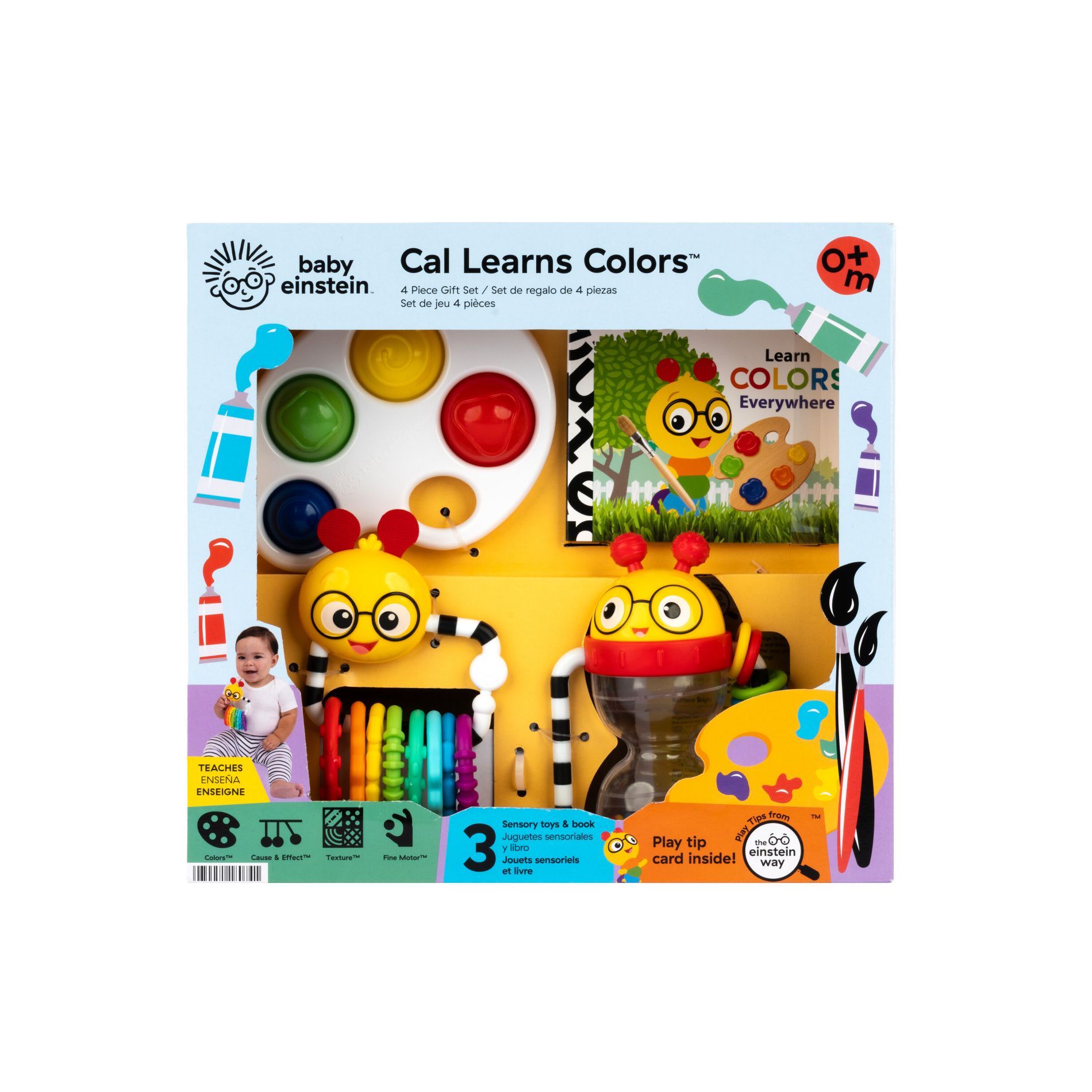Baby Einstein Cal Learns Colors Gift Learning Toy Set - 4pk
