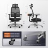 Newtral MagicH-BPro Ergonomic Chair with Footrest - 4D Armrest - 3 of 4