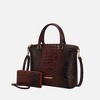 MKF Collection Liora Women's Croc Embossed Tote & Wallet Set Functional by Mia K - 2 of 4