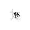 Black Bow Jewelry Christmas Bells Bead Charm in Antiqued Sterling Silver - 2 of 3