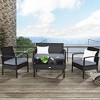 Costway 8PCS Patio Rattan Furniture Set Garden Deck - image 2 of 4