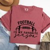 Simply Sage Market Women's Football Is My Favorite Season Ball Short Sleeve Garment Dyed Tee - 3 of 4