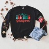 Simply Sage Market Women's Graphic Sweatshirt Retro Tis The Season Trees - 2 of 2