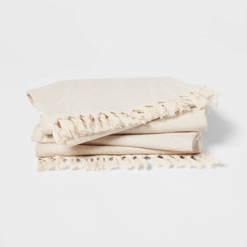 Cloth Napkins Premium Solid Washable Small Triangle Weave - Temu