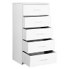 Okak Modern 5/6/8-Drawer Dresser Featuring Large Fabric Drawers Water-Resistant Wooden Top for Display, Perfect for Organizing in Small Rooms - 2 of 4