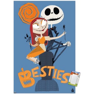 Trends International Disney Tim Burton's The Nightmare Before Christmas - Besties Unframed Wall Poster Prints - 1 of 4