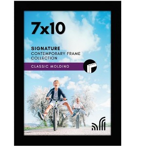 Americanflat Picture Frame with shatter-resistant glass - Wall Mounted Horizontal and Vertical Formats - 1 of 4