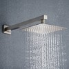 Sumerain Brushed Nickel Rain Shower System with Handheld Shower and Pressure Balance  Valve - 4 of 4