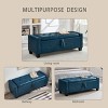 Ottoman with Storage, Upholstered Tufted Bench with Safety Hinge, Entryway Bench with Seating for Bedroom - 4 of 4