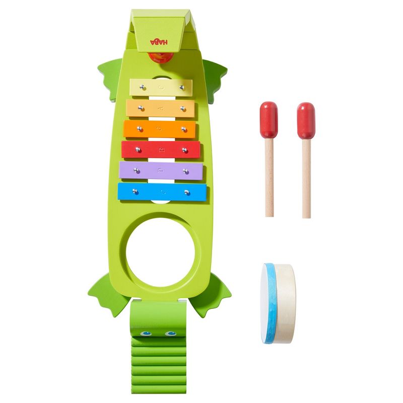 HABA Symphony Croc Music Band Set with 4 Instruments for Ages 2 and Up, 2 of 4