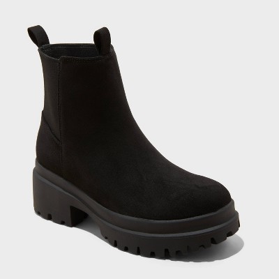 Women's Tibby Lug Boots - Universal Thread™ Black