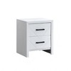Sapphtopaz Modern Nightstand with V Shape Emboss Drawers Bedside Table with Removable Handles Versatile Side Table for Bedroom, Living Room - 3 of 4
