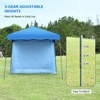 Costway 10ft X 10ft Pop Up Tent Slant Leg Canopy W/ Roll-up Side Wall - image 4 of 4