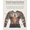 Men's Aquaman Movie Aquaman Tattoos (Front Back Print) Long Sleeve Costume T-Shirt - 4 of 4