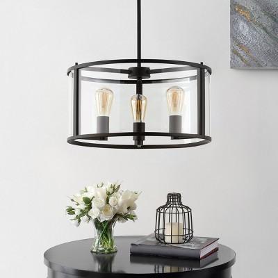 Luminous Globe 4-Light LED Pendant with Clear Glass Shade