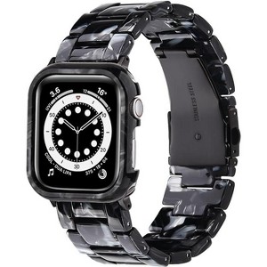 Worryfree Gadgets Resin Band with Bumper Case for Apple Watch - 1 of 4