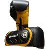 Amber Fight Gear Professional Hook and Loop Leather Training Boxing Gloves v2.0 - Ideal for Boxing, Kickboxing, Muay Thai, MMA for Men Women and Kids - 2 of 4