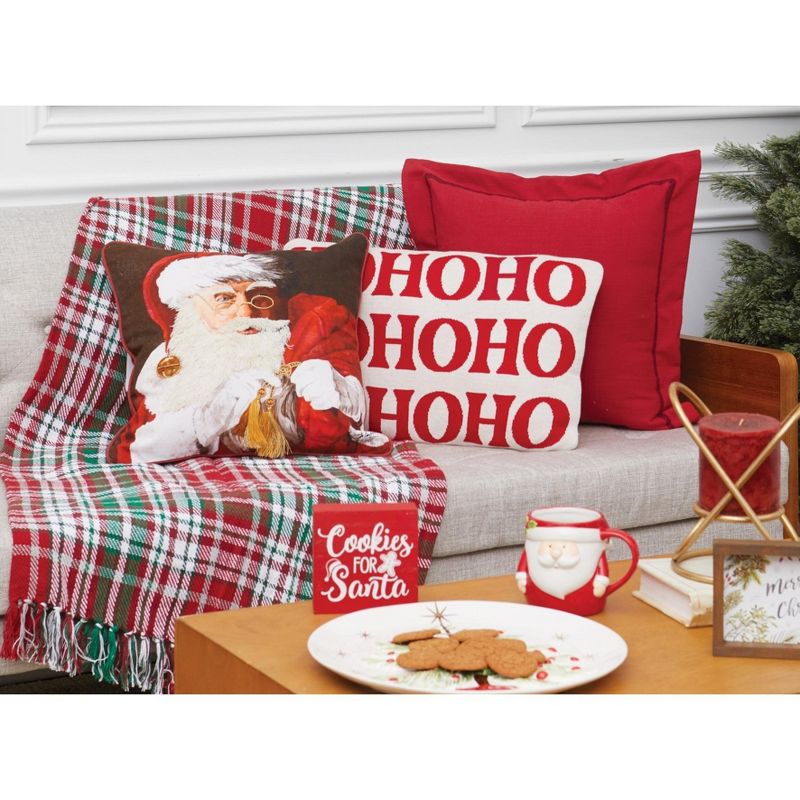 C&F Home Ho Ho Ho 14" x 22" Reversible Knitted Throw Pillow, 5 of 7