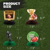 ArtCreativity Football Centerpieces for Table - Set of 10 - 2 of 4